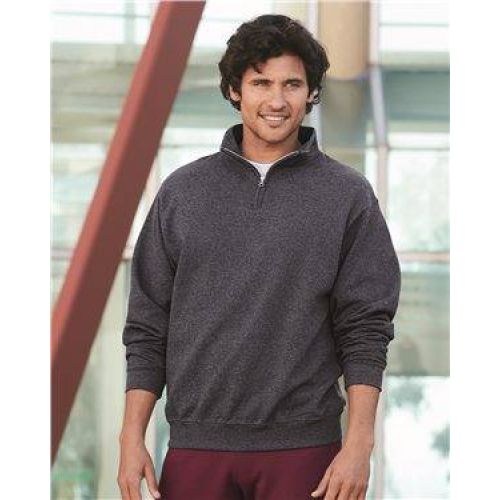 Jerzees Adult Nublend® Quarter-Zip Cadet Collar Sweatshirt (item# 995M)