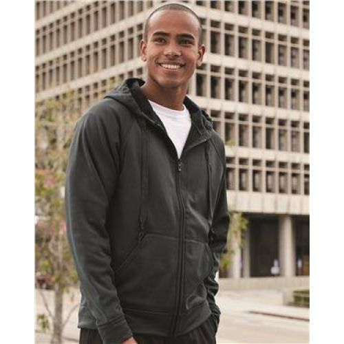 Dri-Power® Sport Hooded Full-Zip Sweatshirt