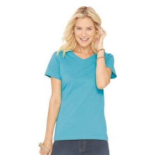 Women’s V-Neck Fine Jersey Tee