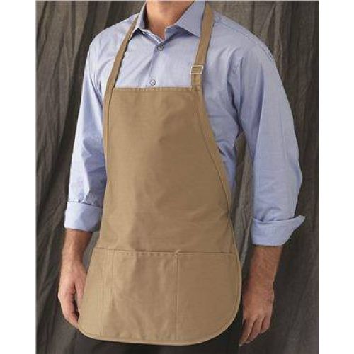 Adjustable Neck Strap Three Pocket Apron