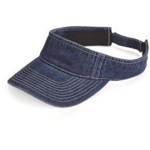 Washed Denim Visor