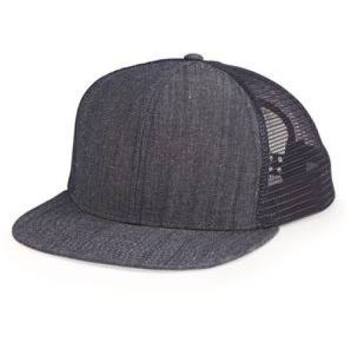 Flat Bill Six-Panel Trucker Cap
