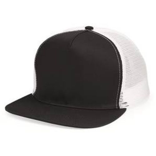Flat Bill Five-Panel Trucker Cap