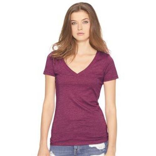 6640 Next Level Women’s CVC Deep V