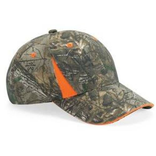 Camo Cap With Hi-Vis Trim