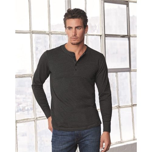 Bella + Canvas Men’s Jersey Long-Sleeve Henley