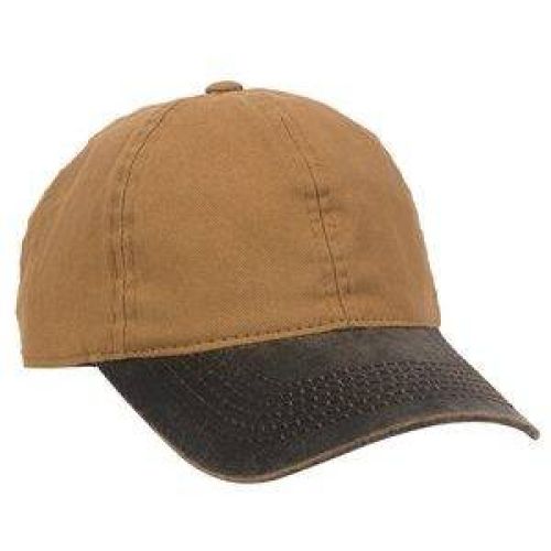 Canvas Cap with Weathered Cotton Visor