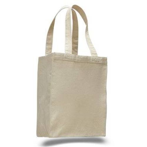 12L Canvas Gusset Shopping Tote