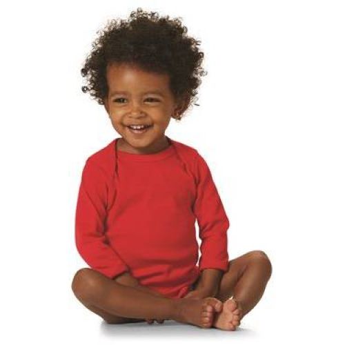 Infant Long Sleeve Baby Rib Bodysuit