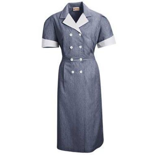 Ladies’ Double-Breasted Lapel Dress