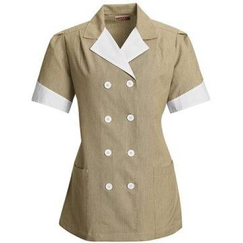 Ladies’ Double-Breasted Lapel Tunic