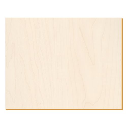 14×11 maple wood photo print