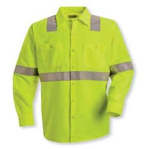 High Visibility Safety Long Sleeve Work Shirt