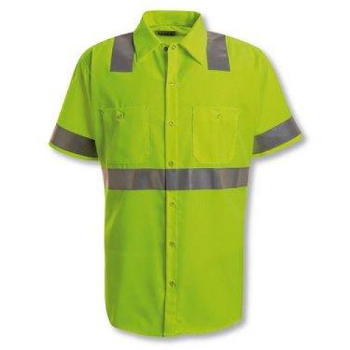 High Visibility Safety Short Sleeve Work Shirt
