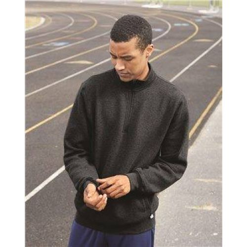 Dri Power® Quarter-Zip Cadet Collar Sweatshirt