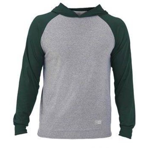 Jersey Pullover Hooded Raglan