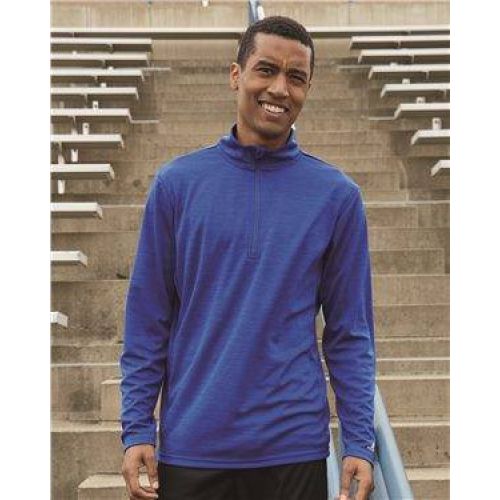 Striated Quarter-Zip Pullover