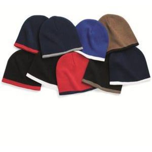 Sportsman Bottom Striped Knit Beanie