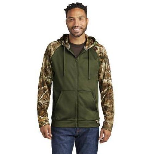 Russell Outdoors Realtree Performance Colorblock Full-Zip Hoodie RU452