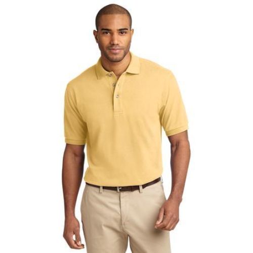 K420 Port Authority Heavyweight Cotton Pique Polo