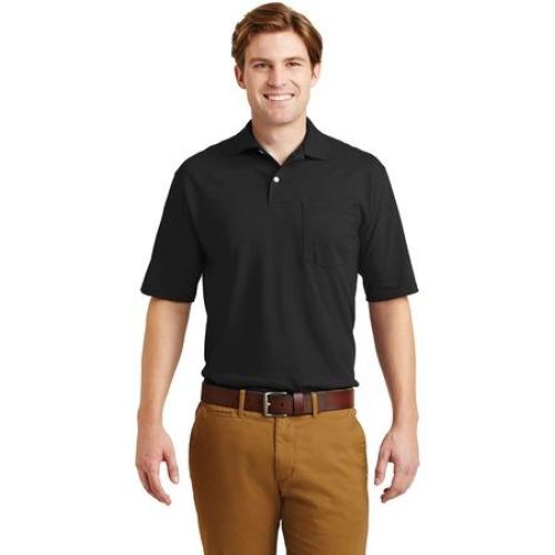 JERZEES -SpotShield 5.6-Ounce Jersey Knit Sport Shirt with Pocket