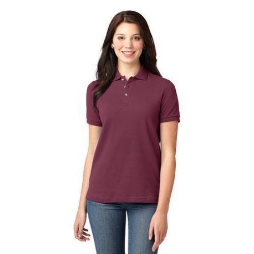 Port Authority Ladies Heavyweight Cotton Pique Polo