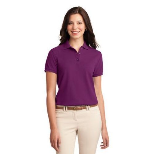 L500 Port Authority Ladies Silk Touch Polo