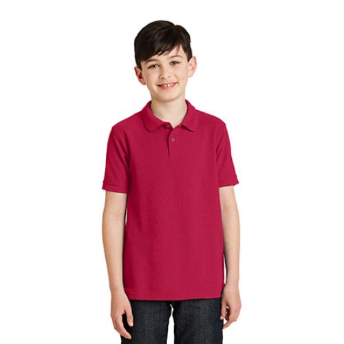 Y500 Port Authority Youth Silk Touch Polo