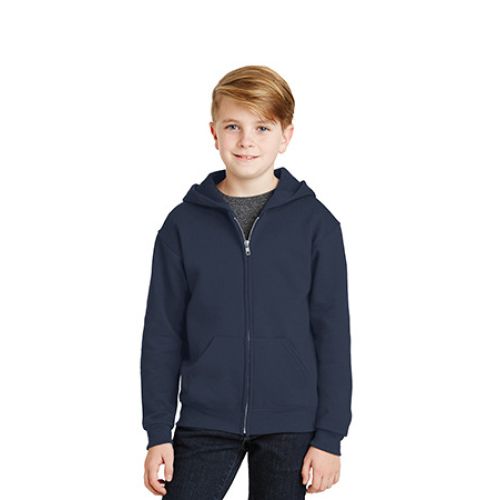 JERZEES – Youth NuBlend Full-Zip Hooded Sweatshirt