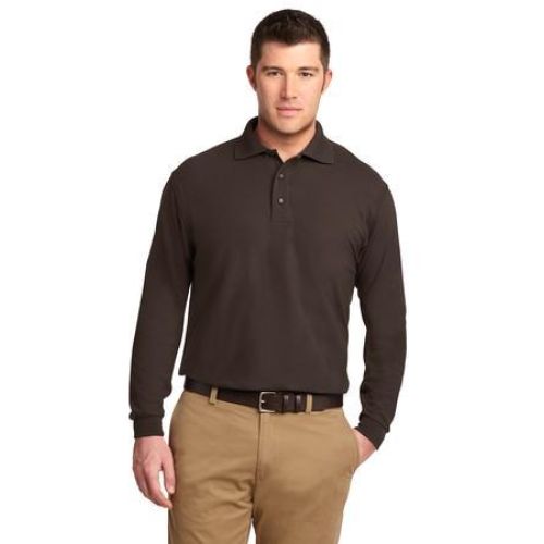 Port Authority Silk Touch Long Sleeve Polo