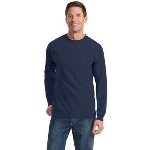 Port & Company – Long Sleeve Essential Pocket Tee