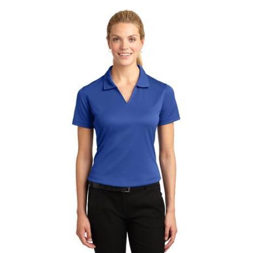 L469 Sport-Tek Ladies Dri-Mesh V-Neck Polo