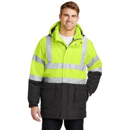 J799S Port Authority ANSI 107 Class 3 Safety Heavyweight Parka