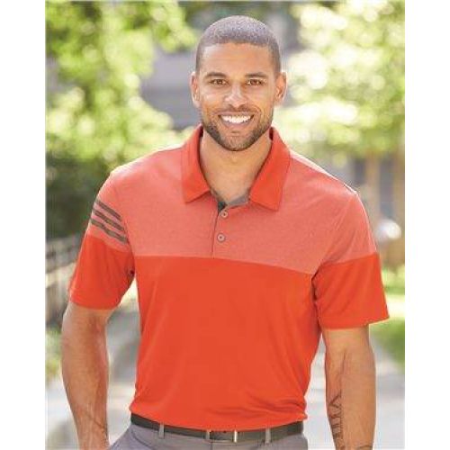 Heather 3-Stripes Block Sport Shirt