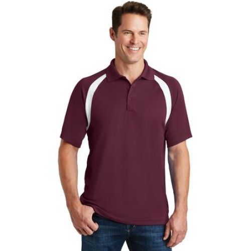 T476 Sport-Tek Dry Zone Colorblock Raglan Polo