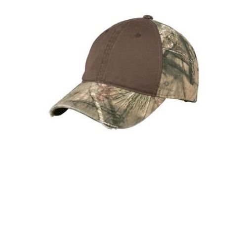 Port Authority Camo Cap with Contrast Front Panel