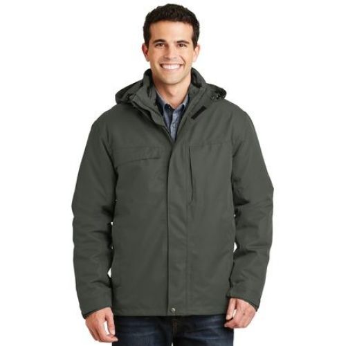 J302 Port Authority Herringbone 3-in-1 Parka