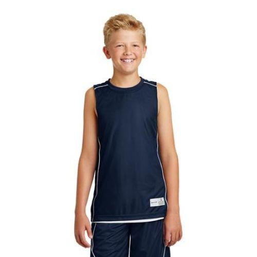 Sport-Tek Youth PosiCharge Mesh Reversible Sleeveless Tee