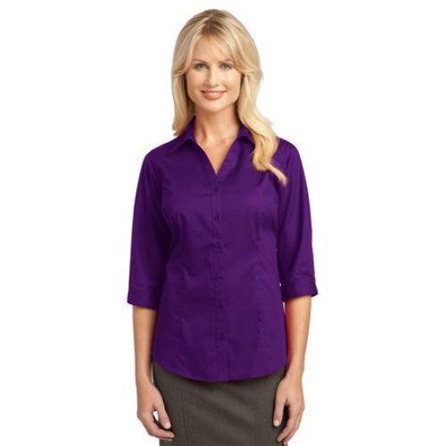 IMPROVED Port Authority Ladies 3/4-Sleeve Blouse