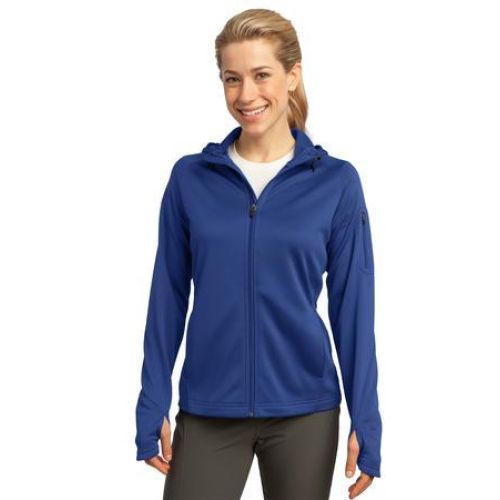 L248 Sport-Tek Ladies Tech Fleece Full-Zip Hooded Jacket