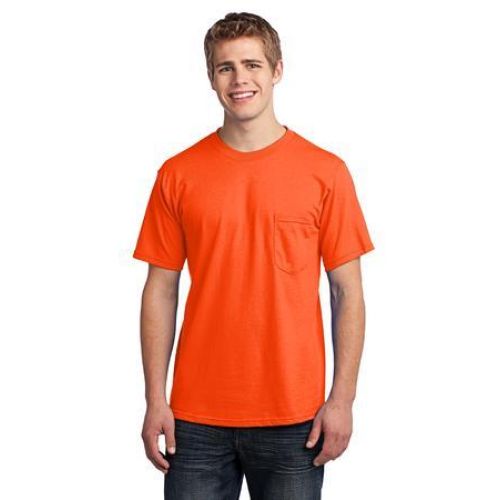 USA100P Port & Company – All-American Pocket Tee