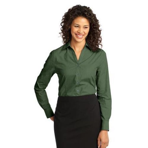 Port Authority Ladies Crosshatch Easy Care Shirt