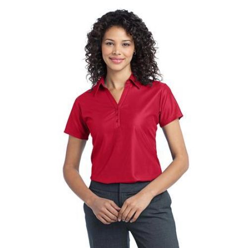 Port Authority Ladies Vertical Pique Polo