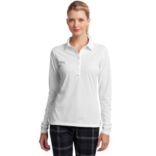 Nike Ladies Long Sleeve Dri-FIT Stretch Tech Polo