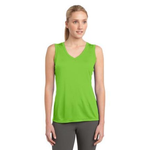 Sport-Tek Ladies Sleeveless PosiCharge Competitor V-Neck Tee