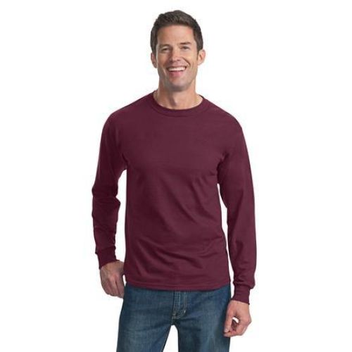 Fruit of the Loom HD Cotton 100% Cotton Long Sleeve T-Shirt