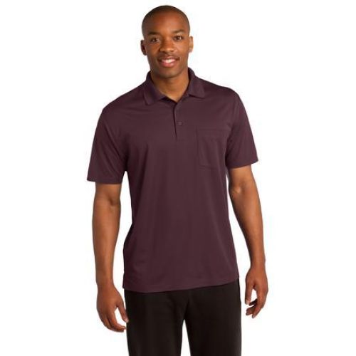 Sport-Tek Micropique Sport-Wick Pocket Polo - Rainbow Lettering