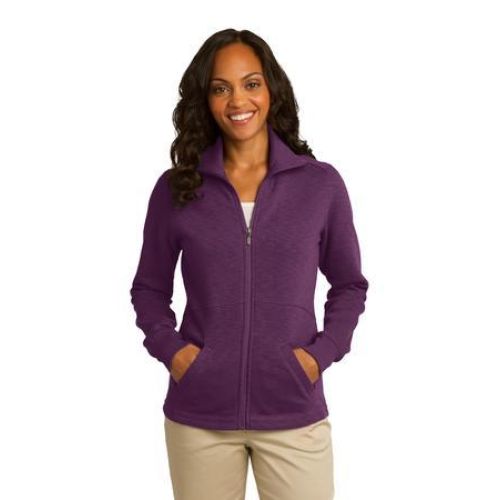 Port Authority Ladies Slub Fleece Full-Zip Jacket