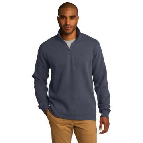 Port Authority Slub Fleece 1/4-Zip Pullover