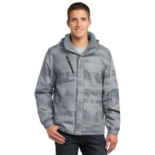 Port Authority Brushstroke Print Insulated Jacket